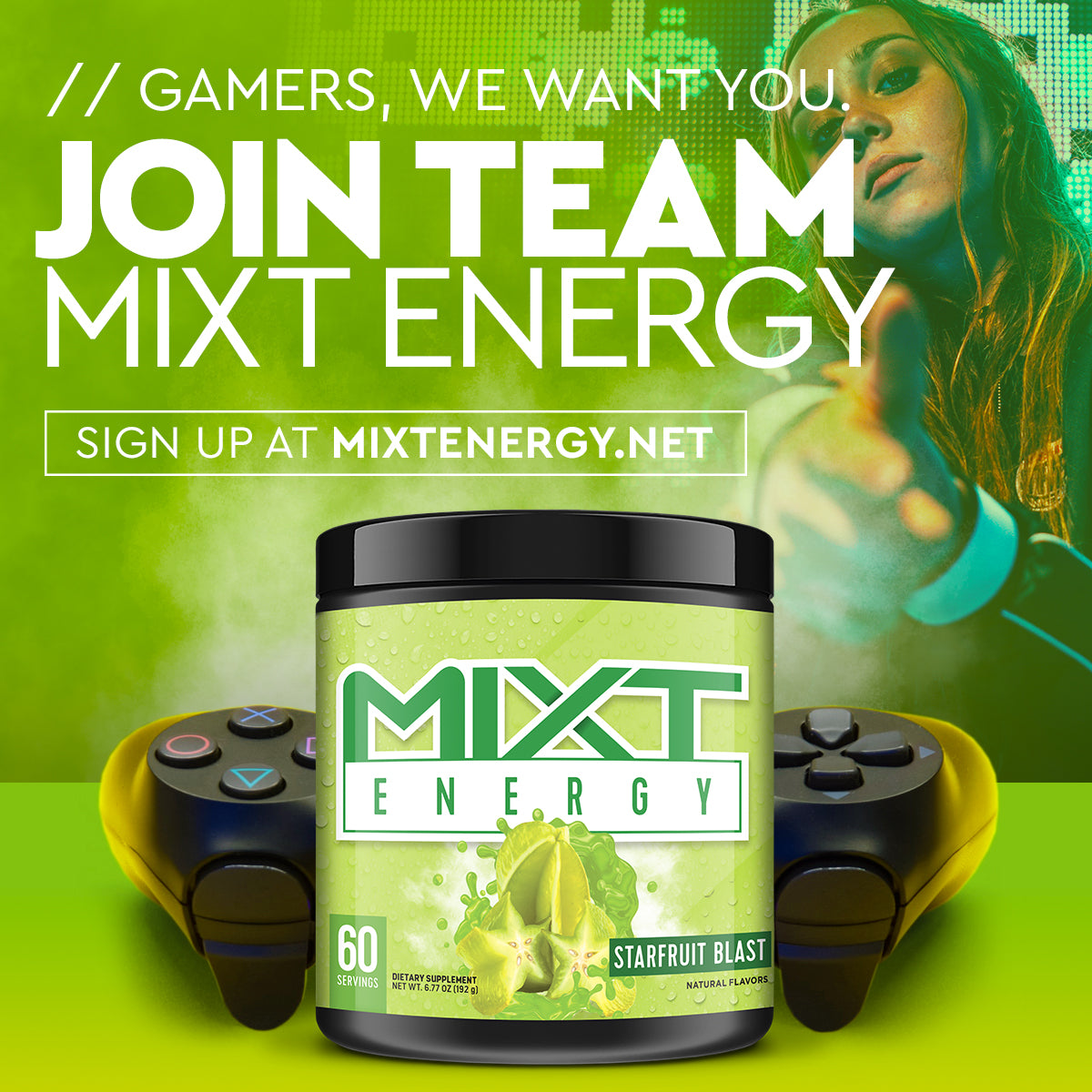 The Best Energy Drink For Gaming & E-Sports | MIXT Energy