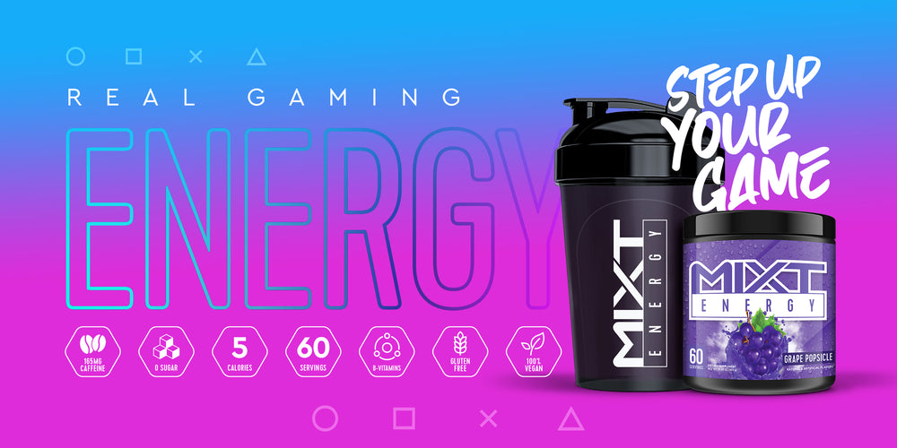 MIXT Energy Shaker Bottle, 16 oz. Shaker Bottle, BPA Free & Lid Mixing  Technology (16 oz, Black)